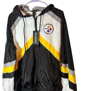 The Wild Collective Pittsburgh Steelers Track Jacket NWT Men’s Medium